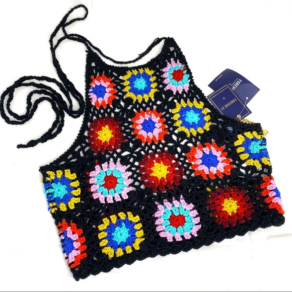 Forever 21 Crochet Crop Tank Top - Picture 2 of 8